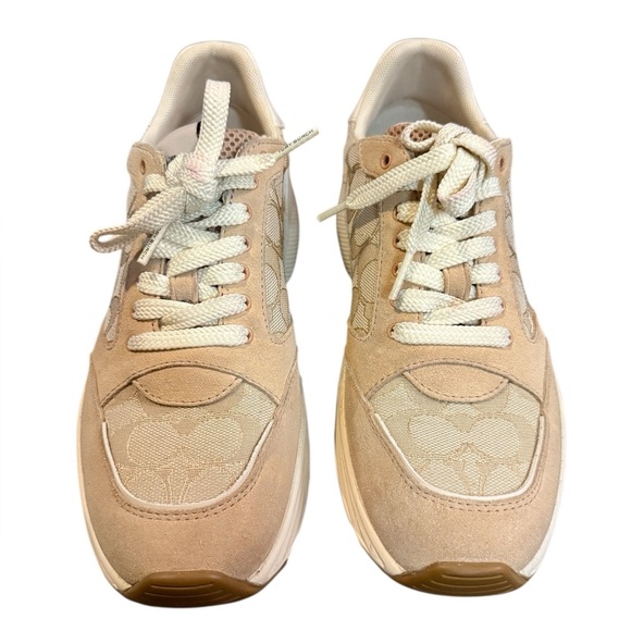 Coach C152 Tech Runner in Neutral/Tan/Beige Size 9 - Picture 7 of 11
